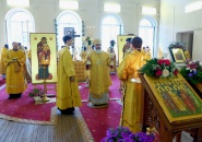 Епископ Тихвинский и Лодейнопольский Мстислав совершили Божественную литургию в храме Двенадцати апостолов Санкт-Петербургской православной духовной академии